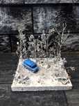 Diorama/podstawka/makieta na modele - auta,modele PRL