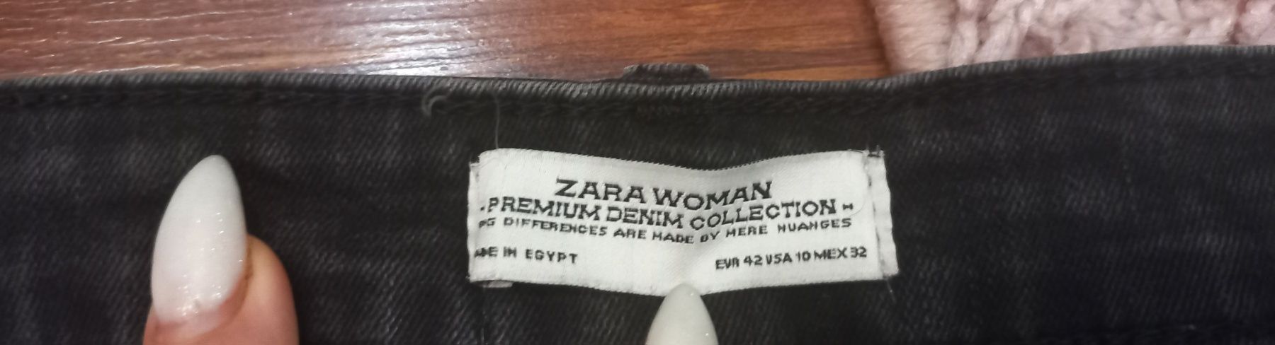 Чёрные джинсы Zara 32 размер М-ка