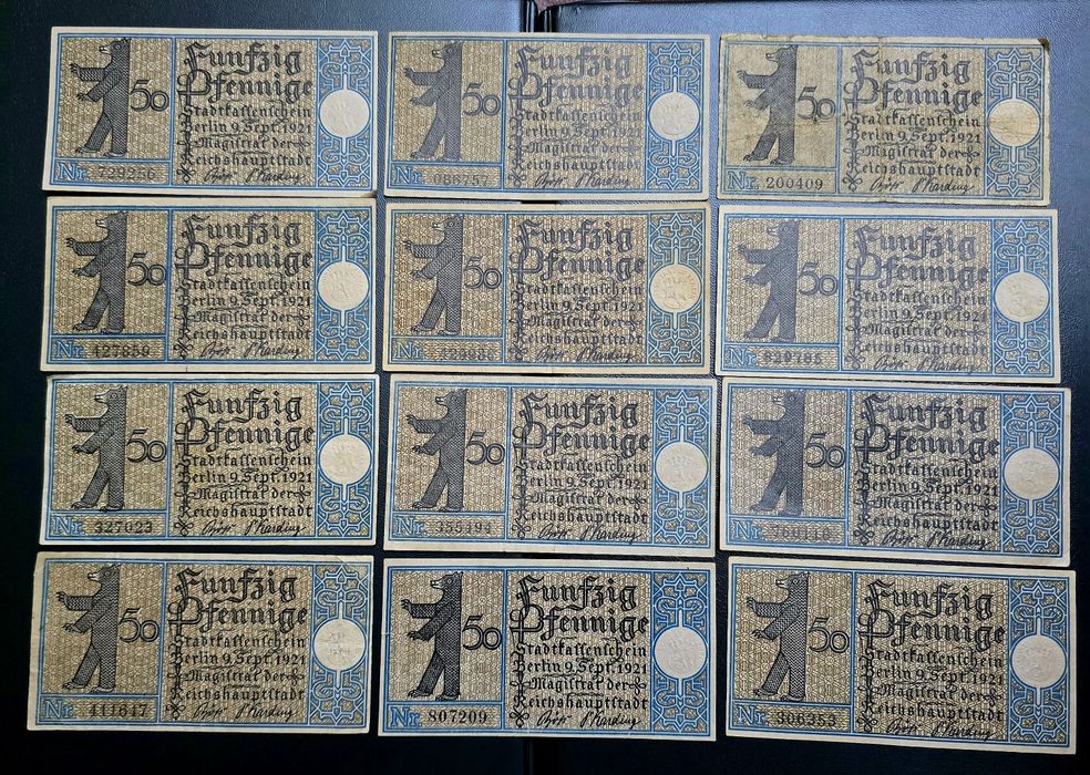 Notgeld Niemcy miasto Berlin 1921r oryginalne