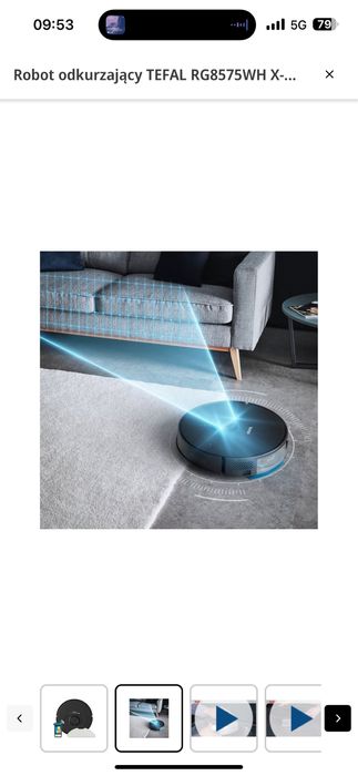 Robot odkurzajacy Tefal