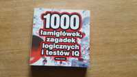 Książka 1000 łamigłówek, zagadek logicznych i testów IQ