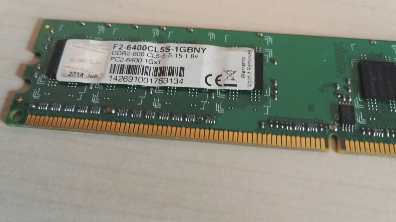 Memoria G.SKILL  Ddr2 pc6400 cl5s 1GB