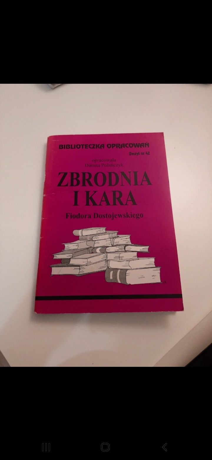 "zbrodnia i kara" biblioteczka opracowan