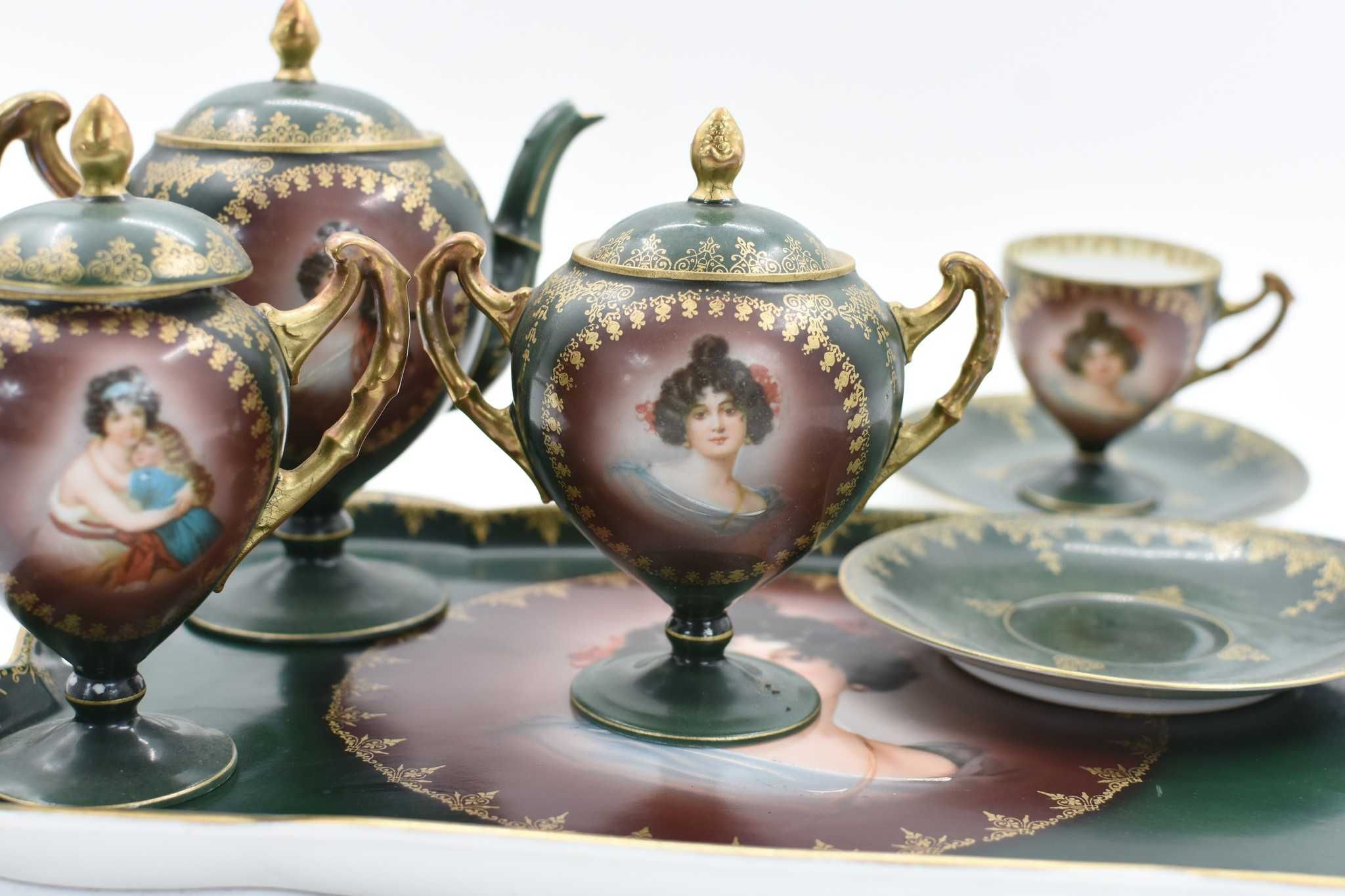 Serviço de café Tête-à-Tête, estilo austríaco