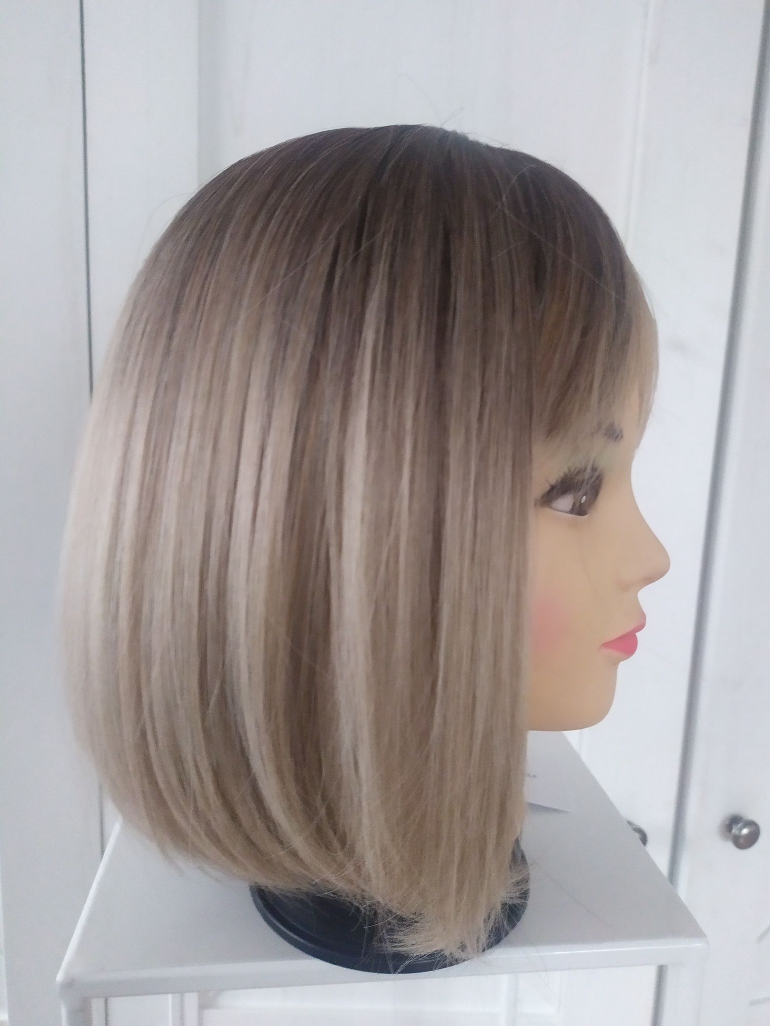 peruka bob nr.3 ombre chłodny blond
