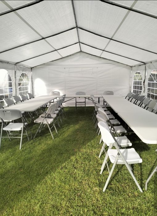 Wynajem namiotów imprezowych5x8,5x10,3x6,stoły,krzesla, ławki, rollbar