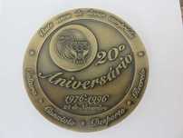 Medalhas Antigas Comemorativas Aniversário Clube EDP, em bronze