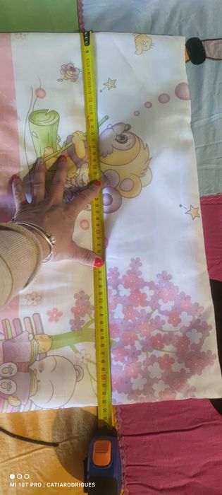 Cortinados criança e 2 fronhas