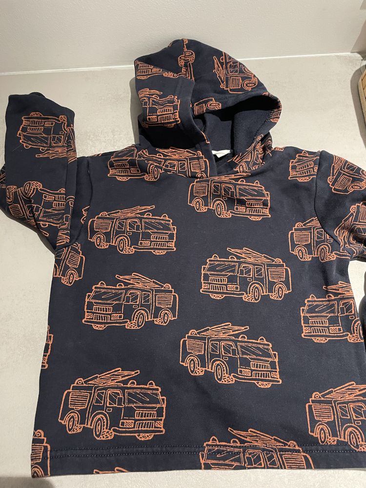 Bluza chłopięca H&M w straż pożarną wóz strażacki