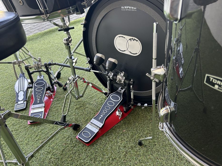 Perkusja MAPEX - Talerze PAISTE 201 + naciągi EVANS