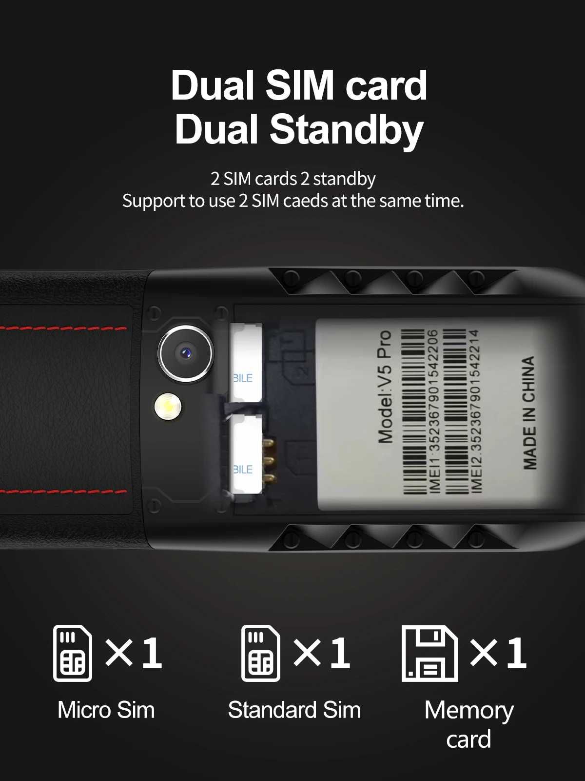 телефон кнопочный SERVO V5 PRO  Dual SIM