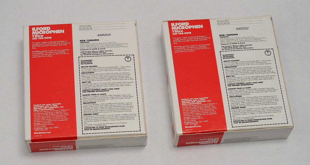 ILFORD Microphen 1L. Проявитель Пленки BW Film Черно-Белый Kodak D-76