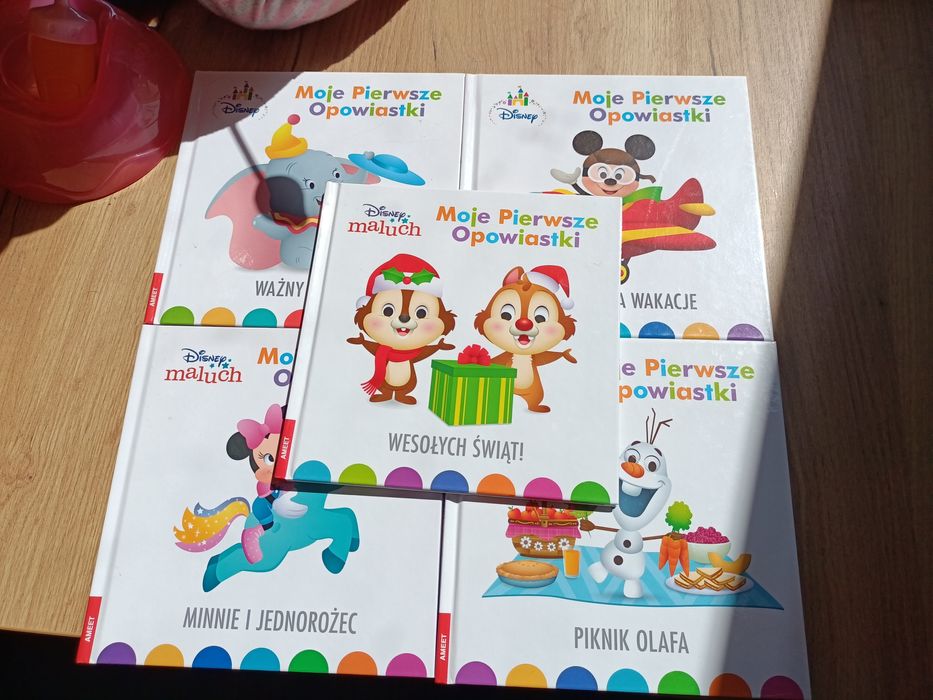 5 książek książki Disney maluch pierwsze opowiastki