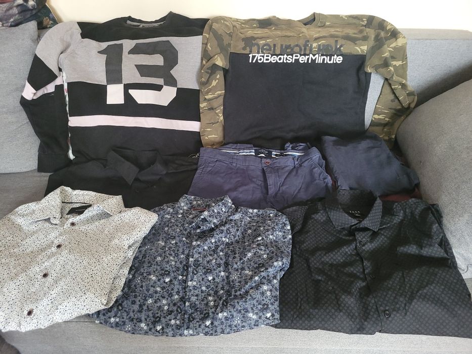 Ubrania męskie rozmiar M L koszule bluzy spodnie Reserved House H&M