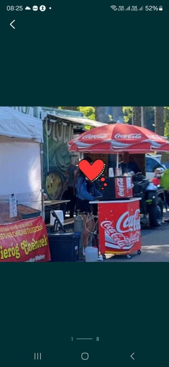 Wózek Dystrybutor ,saturator,nalewak coca cola