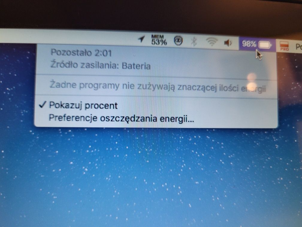 MacBook Pro 15 cali