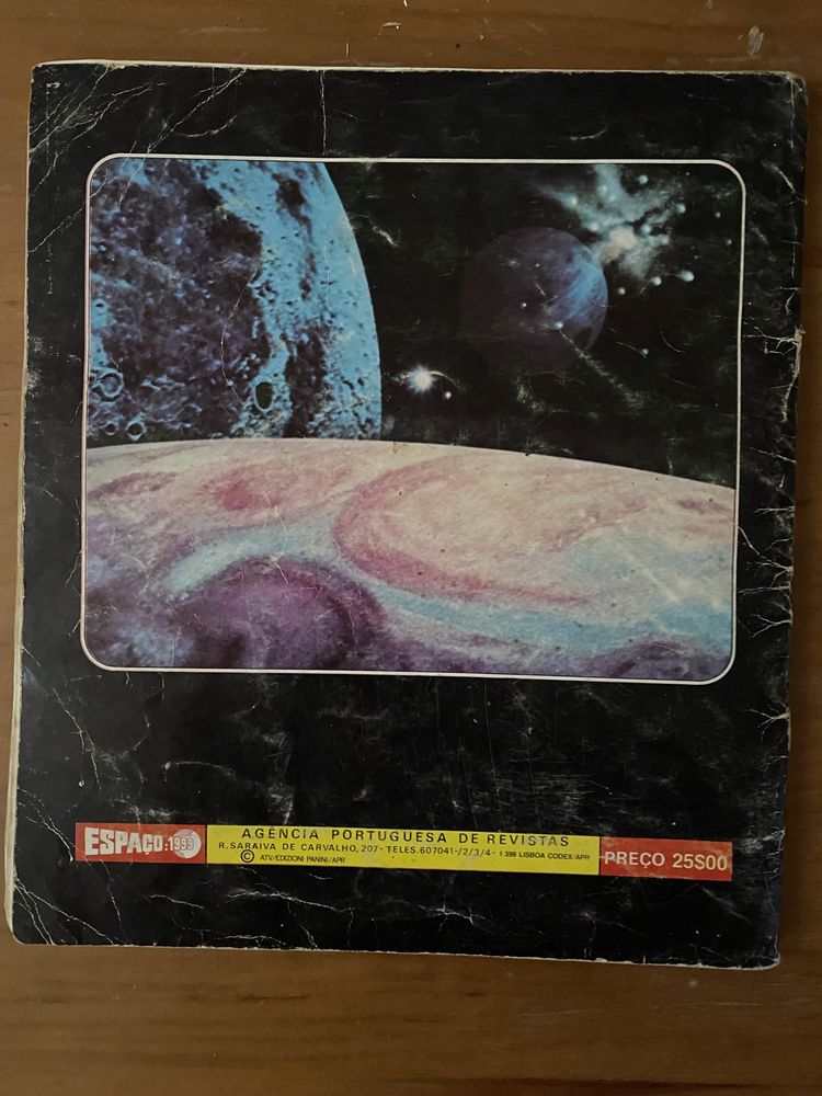 Caderneta de cromos Espaço 1999