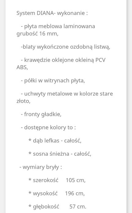 Szafa ubraniowa "Ludwik"