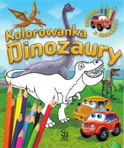 Samochodzik Franek. Kolorowanka. Dinozaury - Wojciech Górski