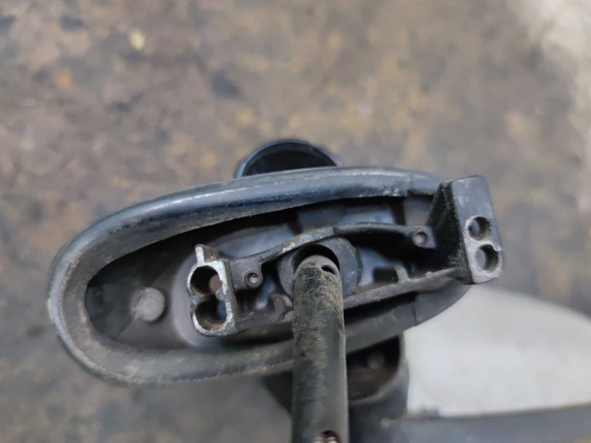Audi 80 B4 Lusterko Lewe Manualne Srebrny