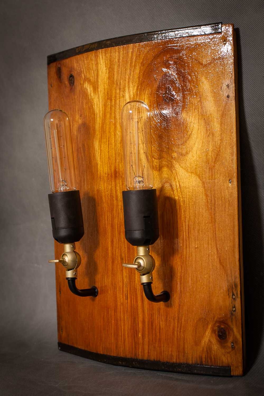 Бра  в стилі лофт на 2 лампочки з 3-мя регулюванням освітлення.