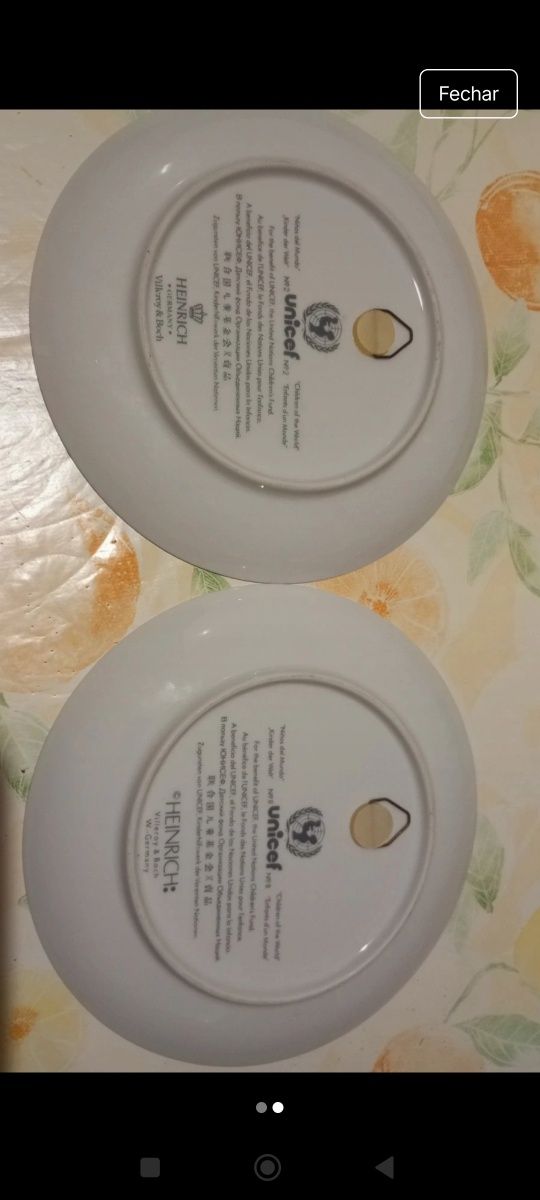 Pratos de coleção