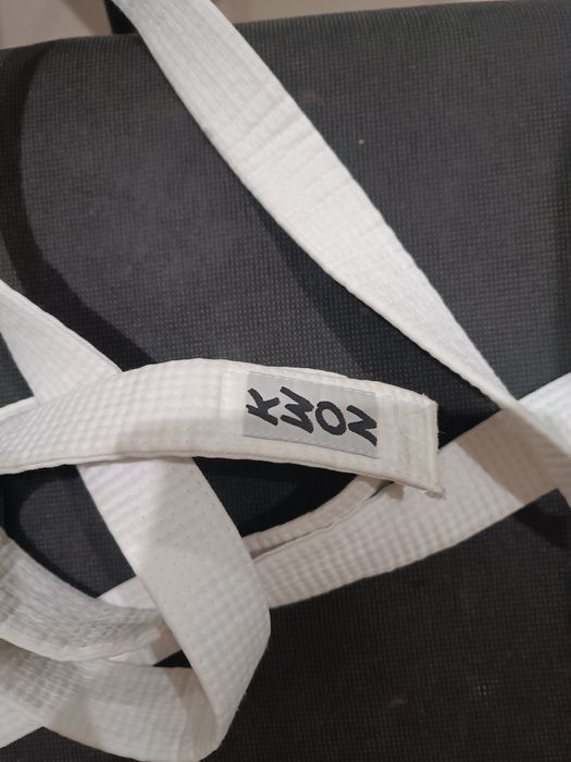 Пояс для кимано белый