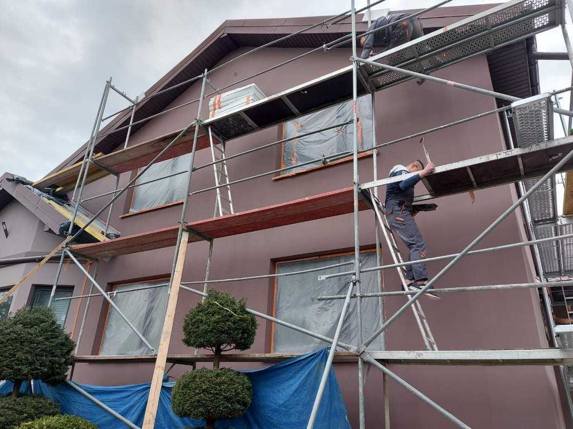 Elewacje Docieplenia Prace dekarskie Parapety fak VAT