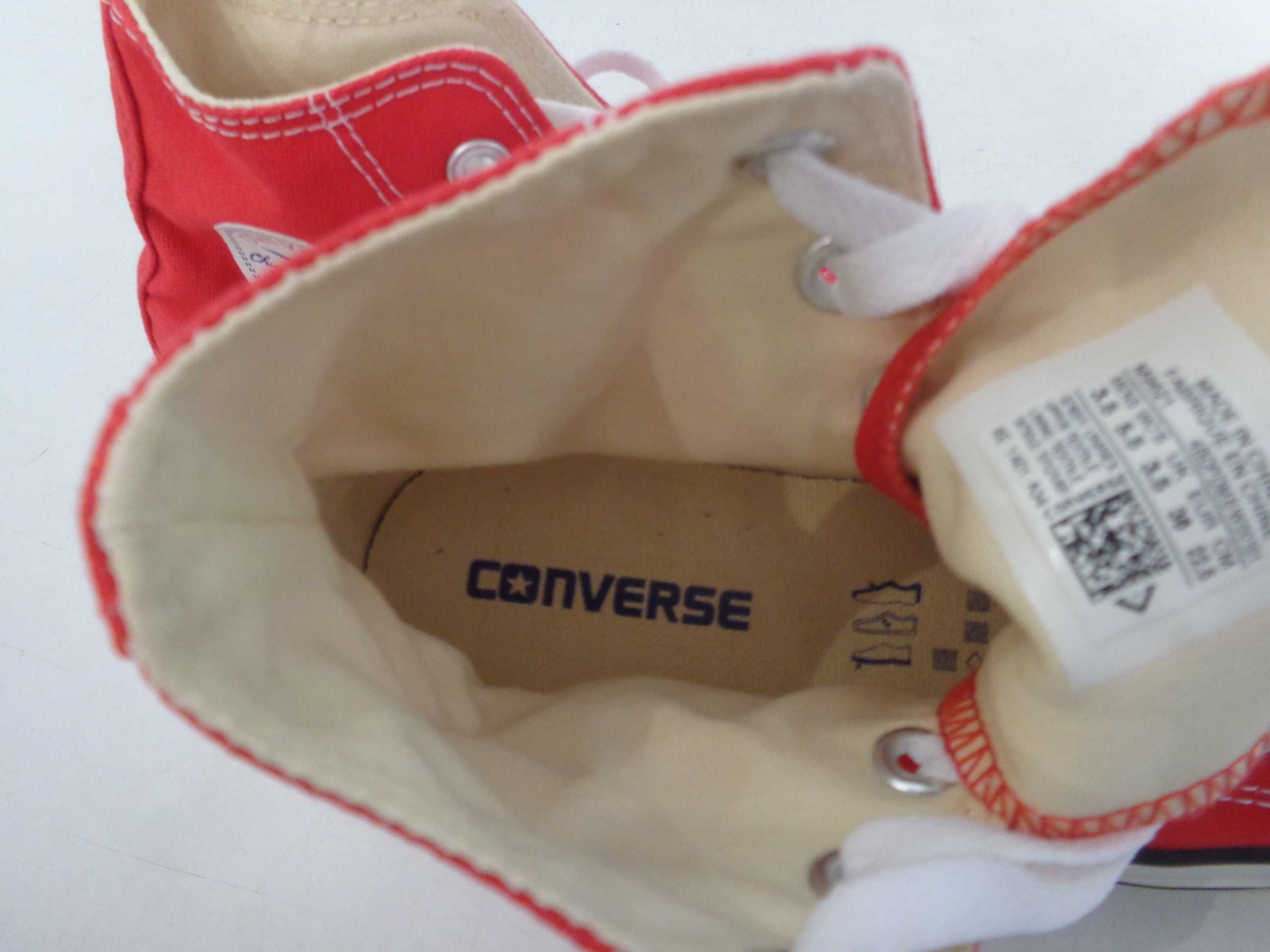 Czerwone trampki Converse All Star rozmiar 36
