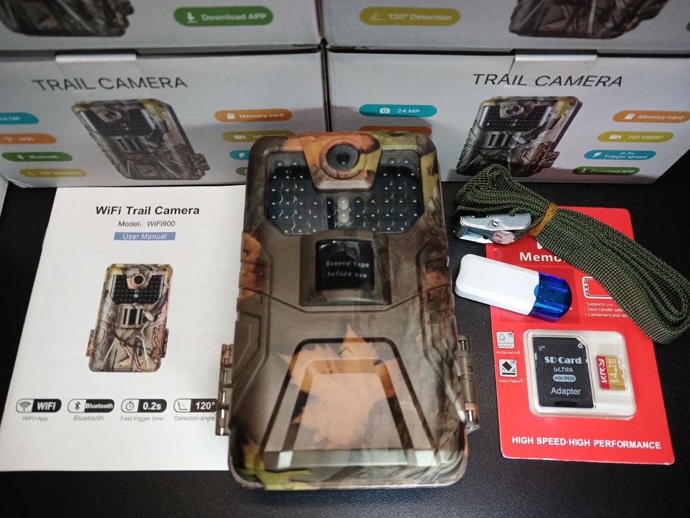Фотопастка Suntek WIFI 900 pro + SD Card 64GB ( HC900A )