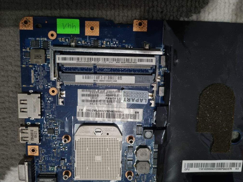 Pozostałosci od lenovo g565