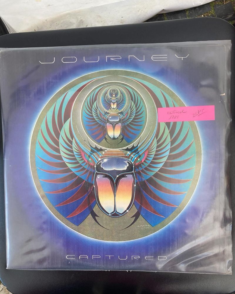 Journey  Álbum Vinil Captured Original 1981  Duplo Álbum