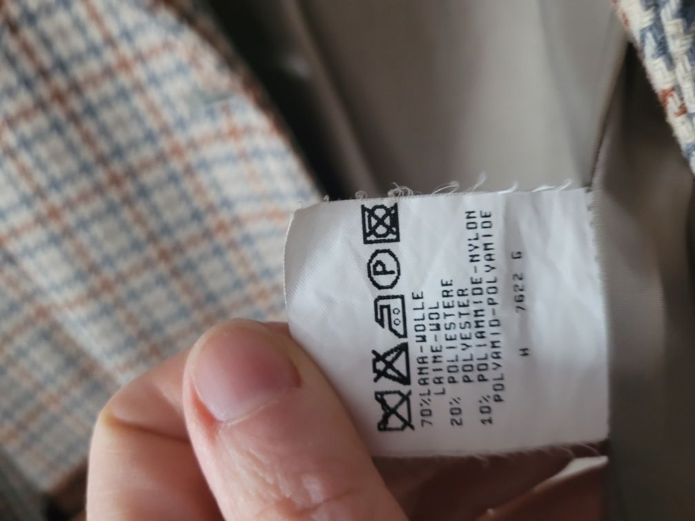 Marynarka wełniana oversize rozmiar 36