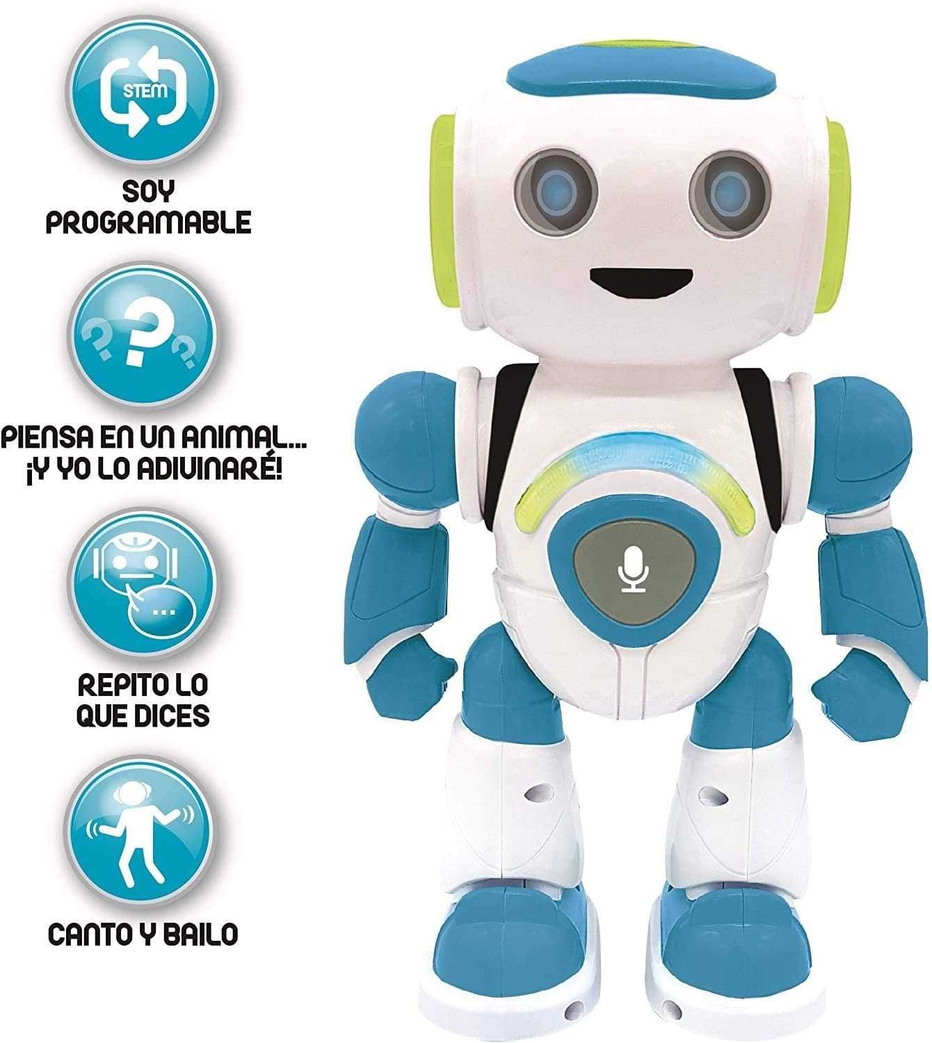 LEXIBOOK Powerman Junior j. ang robot interaktywny 24 cm