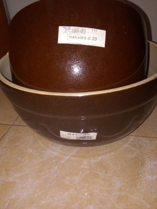Misy ceramiczne NOWE , tzw. MAKUTRY do ucierania