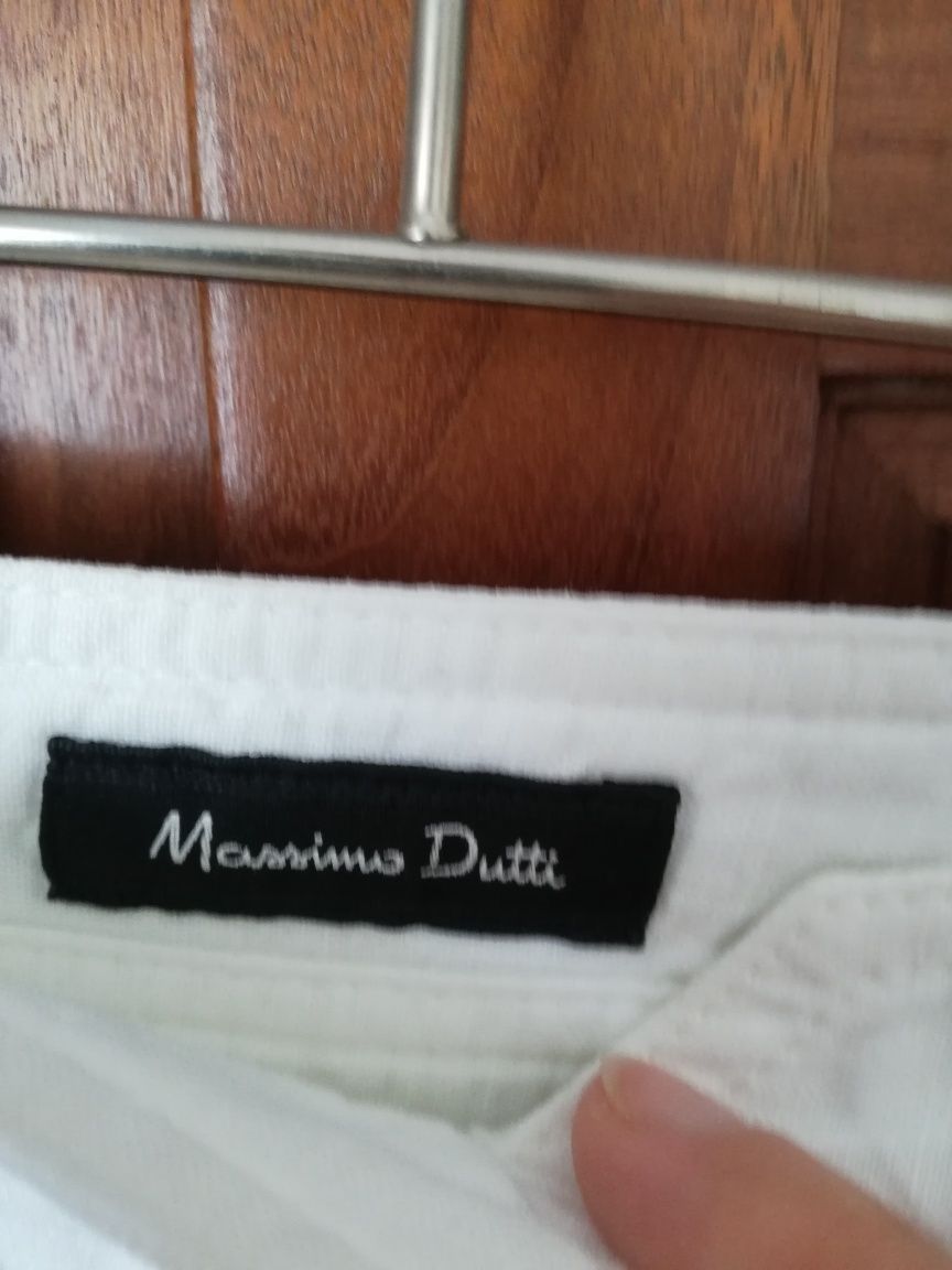 Saia de linho Massimo Dutti