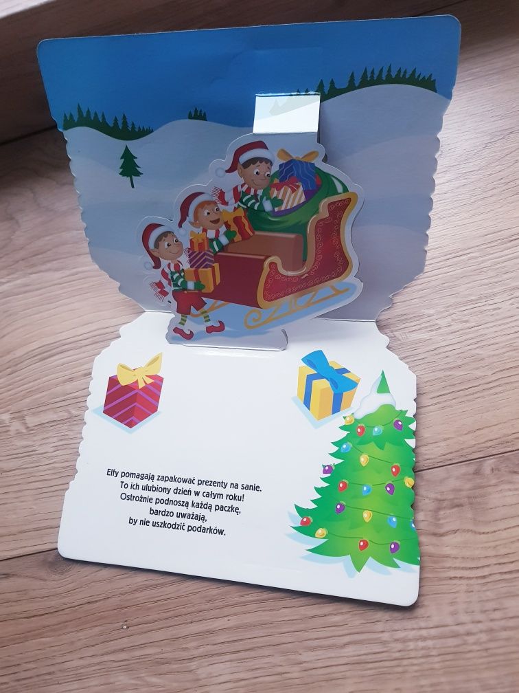 Książka dla dzieci U Świętego Mikołaja