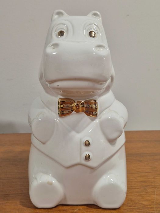 Pojemnik w kształcie hipopotama na Szczotkę toaletową