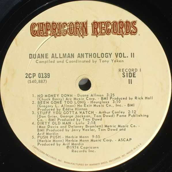 Duane Allman - An Anthology Vol II  (2 Lp's)