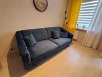 Sofa Dakar granatowa 3-osobowa rozkładana