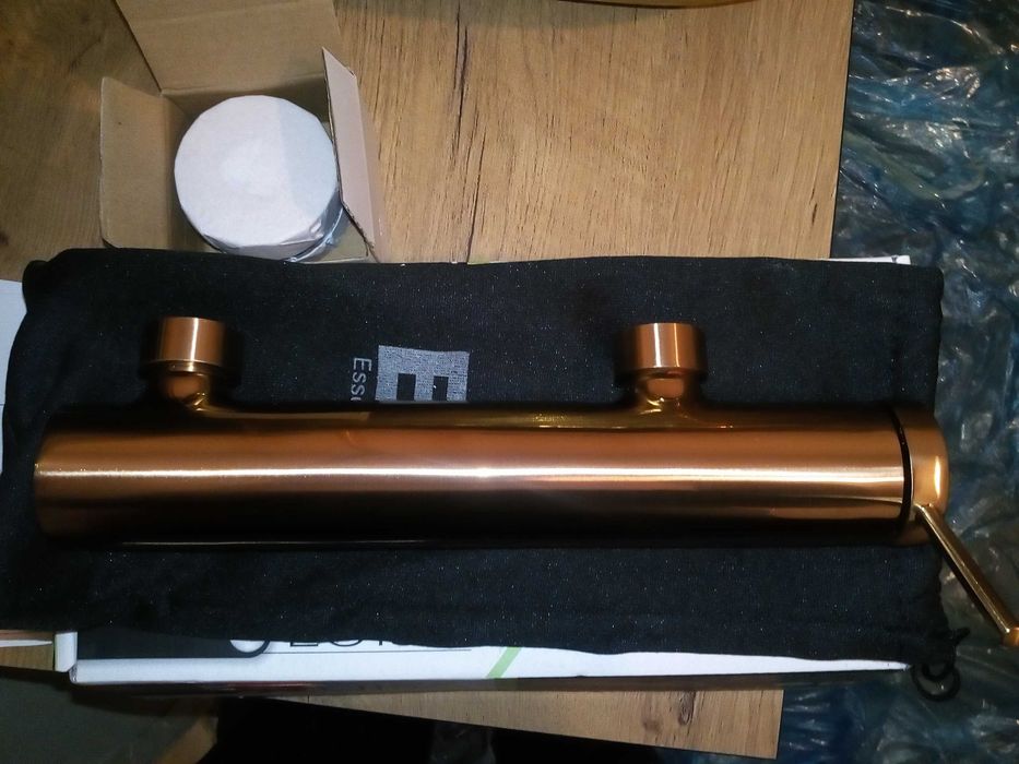 Bateria prysznicowa,złoto -miedziana-