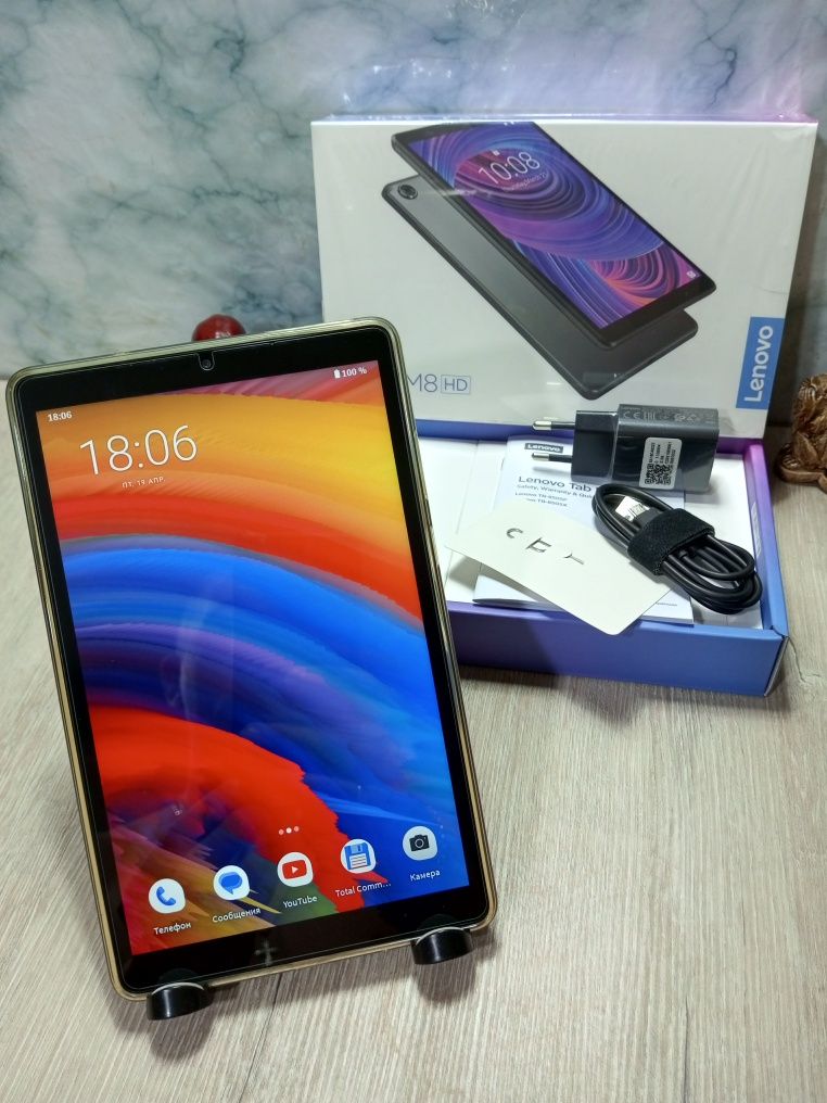 Планшет Lenovo Tab M8 HD, 8", LTE, 4G, WiFi