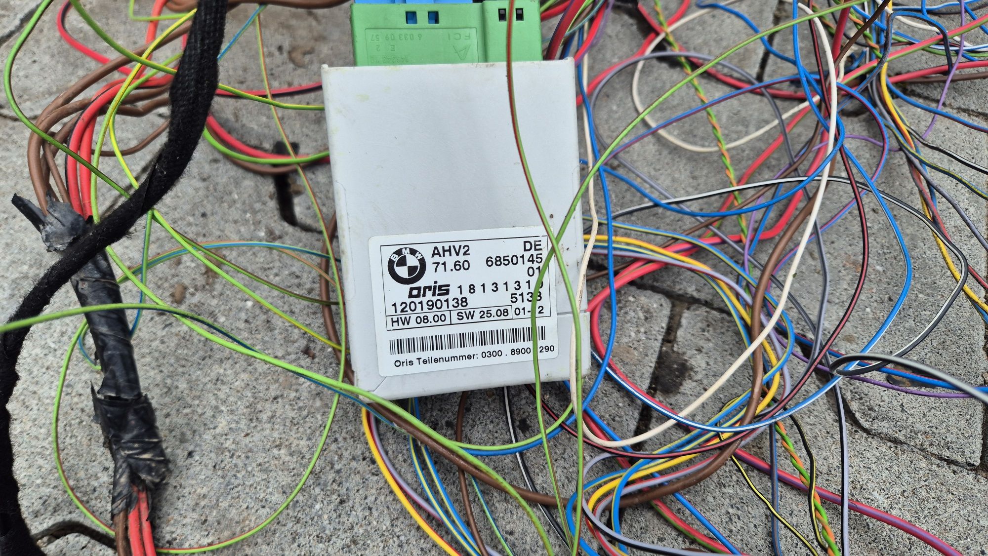 Bmw x5 e70 x6 e71 hak elektryczny wiązka moduły sterownik