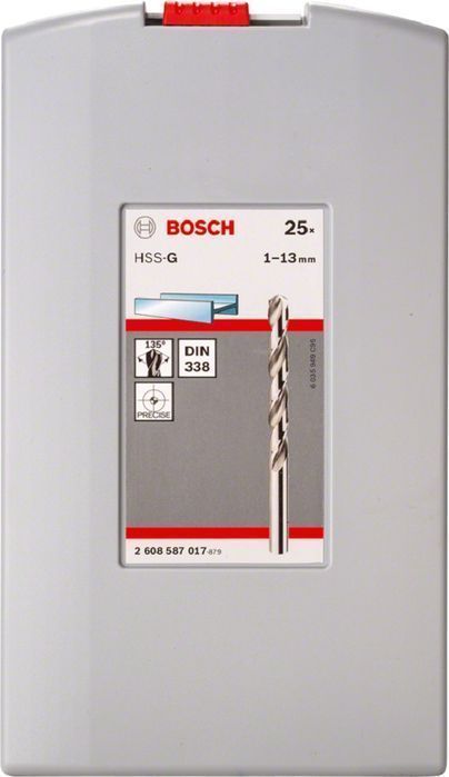 Komplet Wierteł Do Metalu Hss-G Zestaw 25 Szt