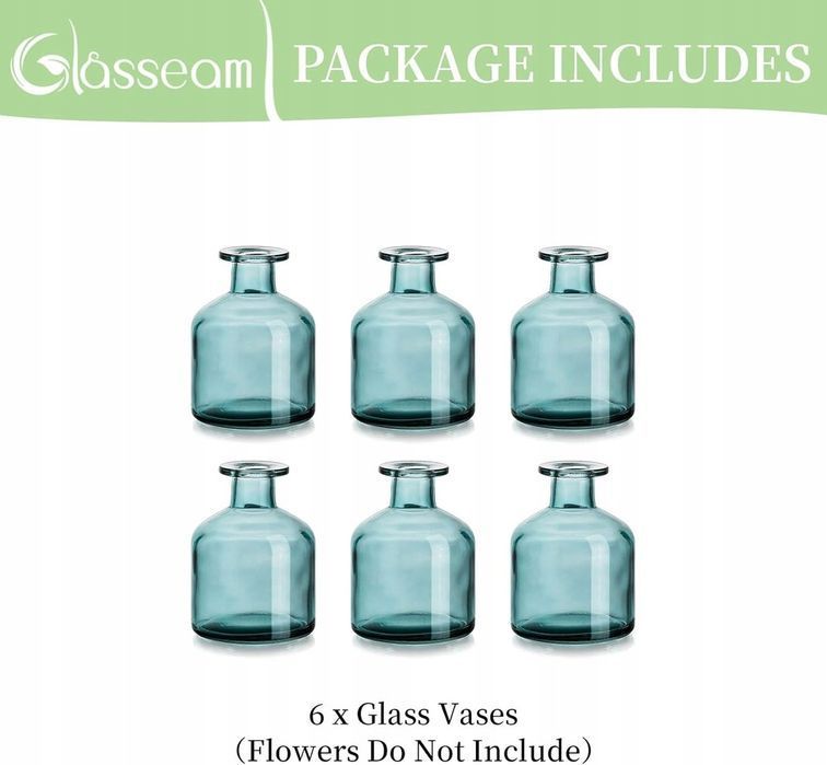 6x Wazon Dekoracyjny Na Kwiaty Trawę Pampasową Ozdobny