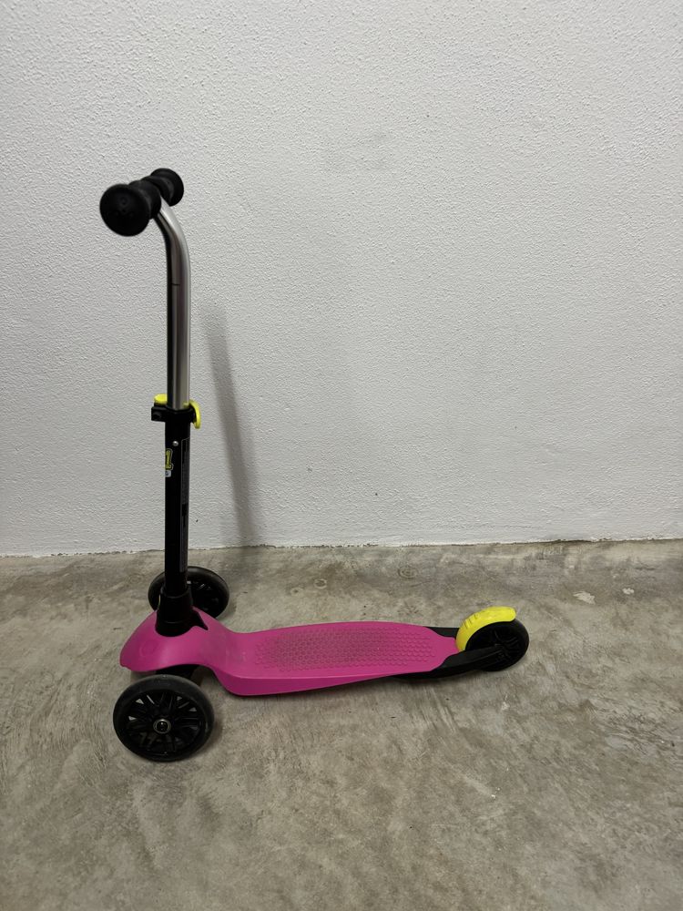 Trotrinete criança rosa