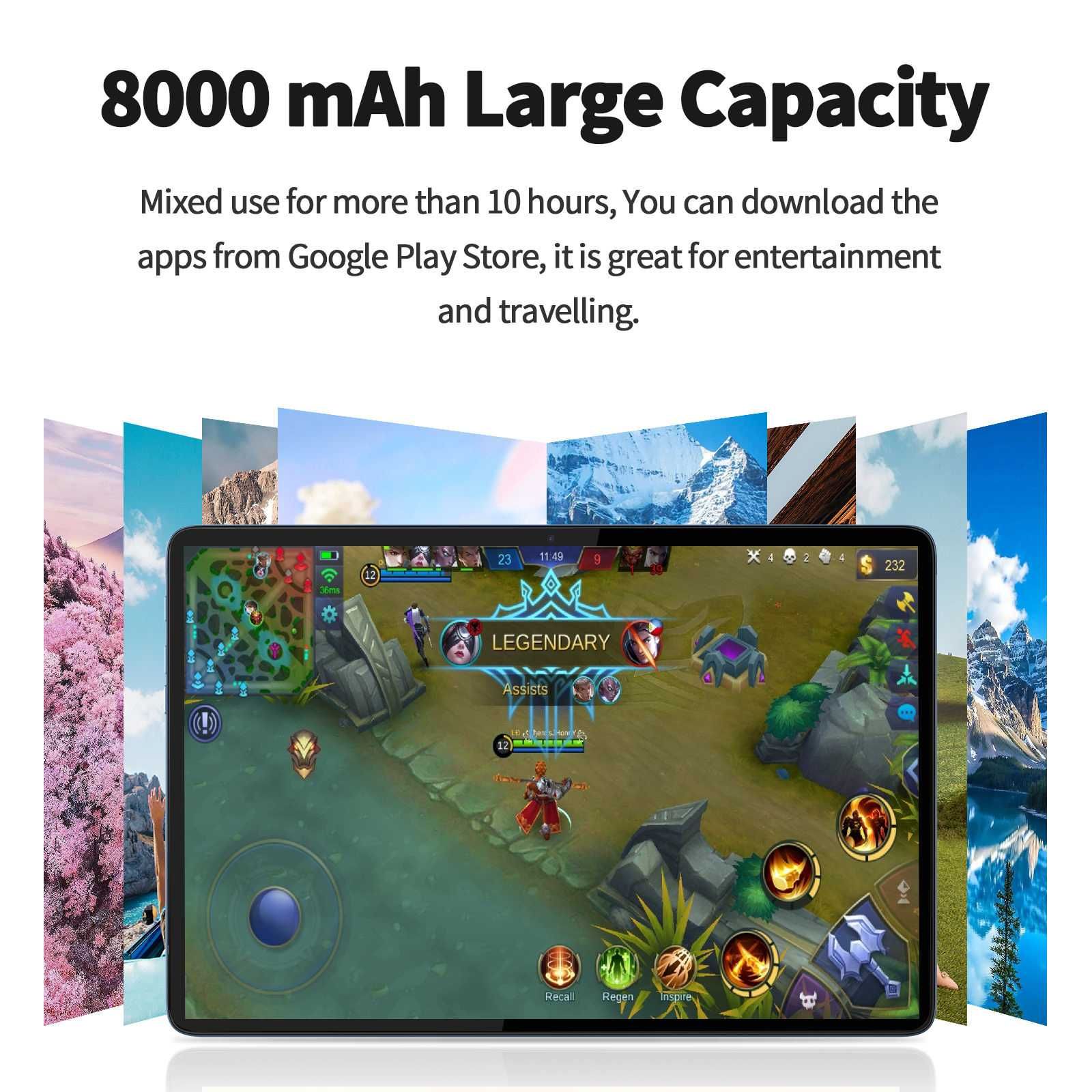 Планшет Legion tab 8-128GB(4+4) Blade pad/14 андроид/8000 mA/ч