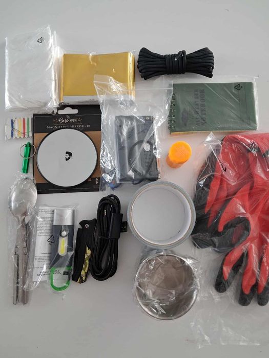 Plecak przetrwania z wyposażeniem