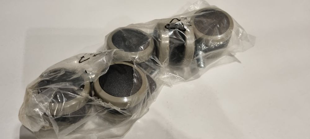 Kółka do krzesła biurowego 5 szt., nieużywane