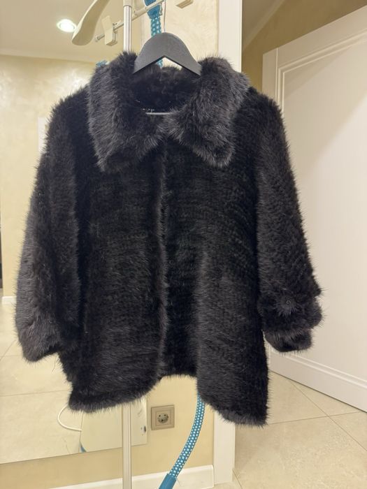 Полушубок вʼязана норка